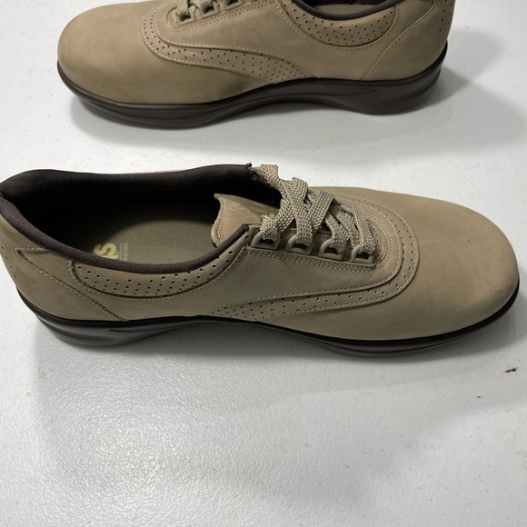 SAS Men\'s Beige  Suede Oxfords Size 11W SB- main image 5